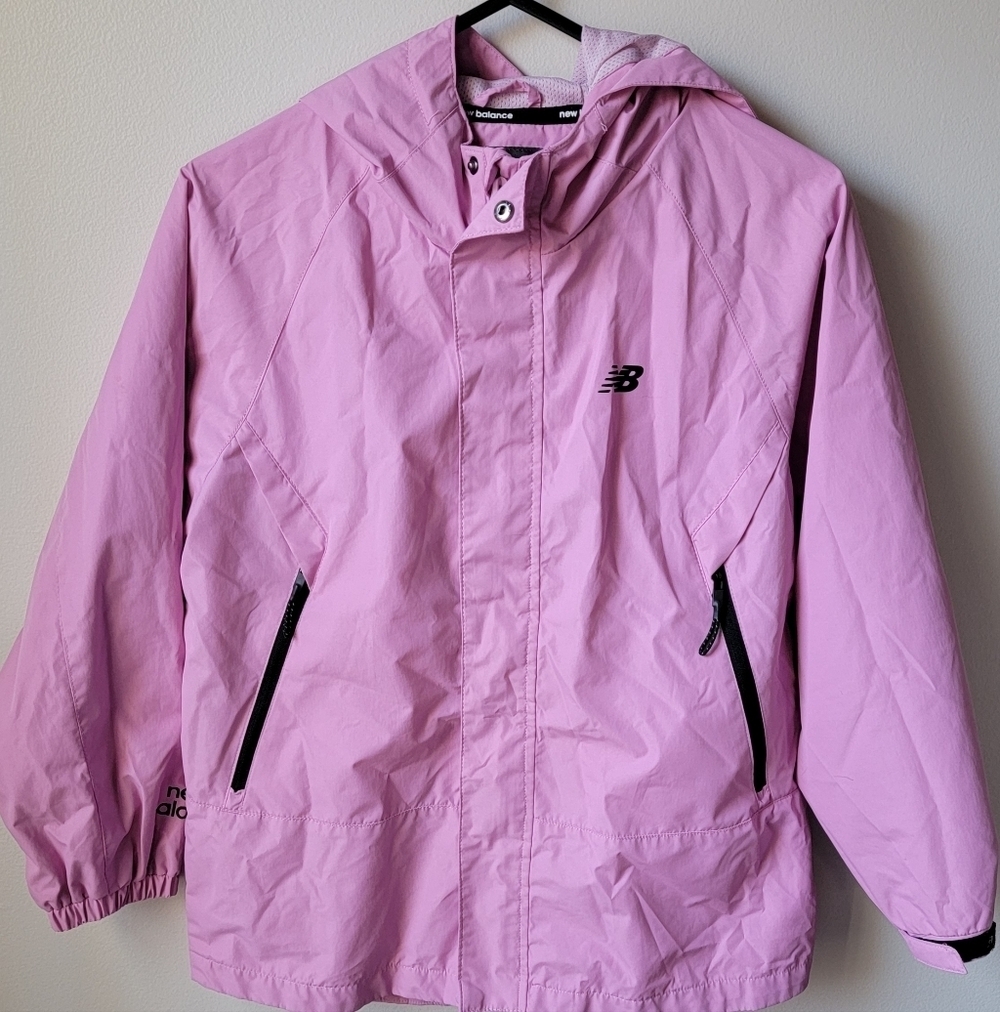 New Balance Kids Pink Jacket Size L girls (155)